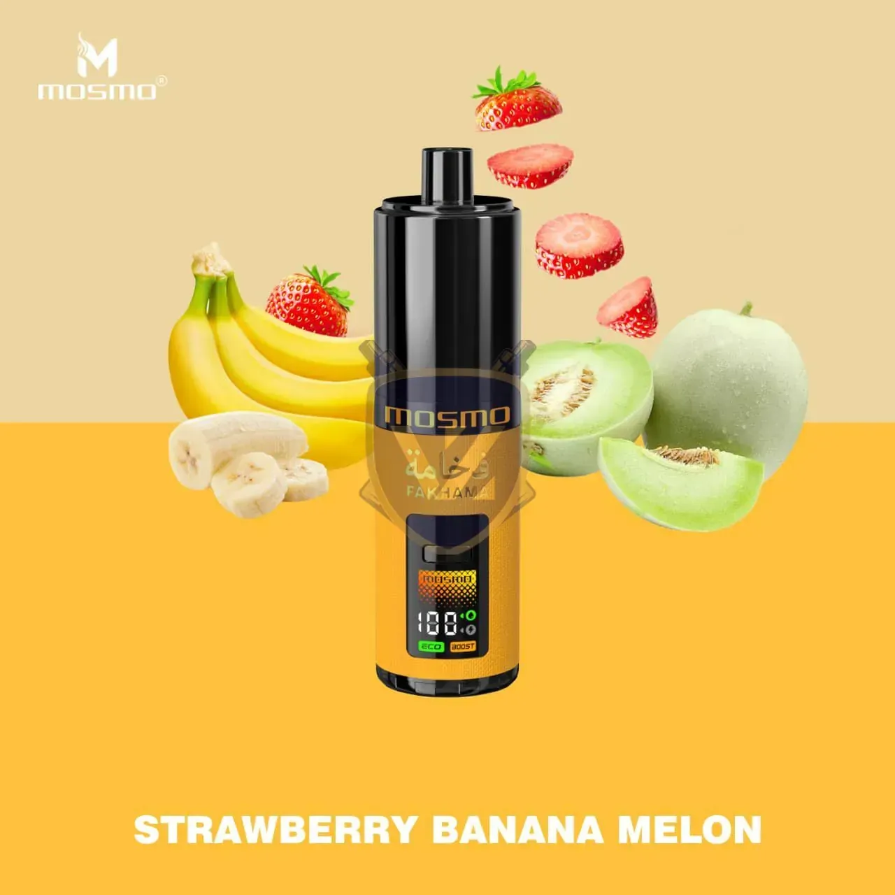 Mosmo Fakhama 60k Device With Pod In Uae Strawberry Banana Melon