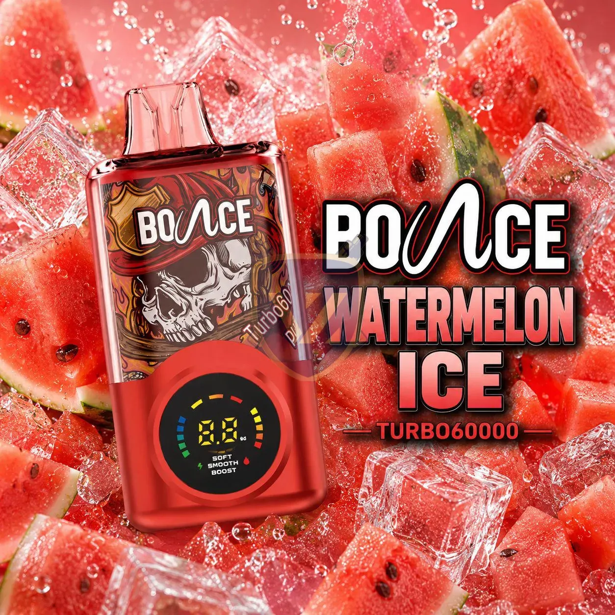 Bounce Turbo 60k Puffs Disposable Vape In Dubai Watermelon Ice
