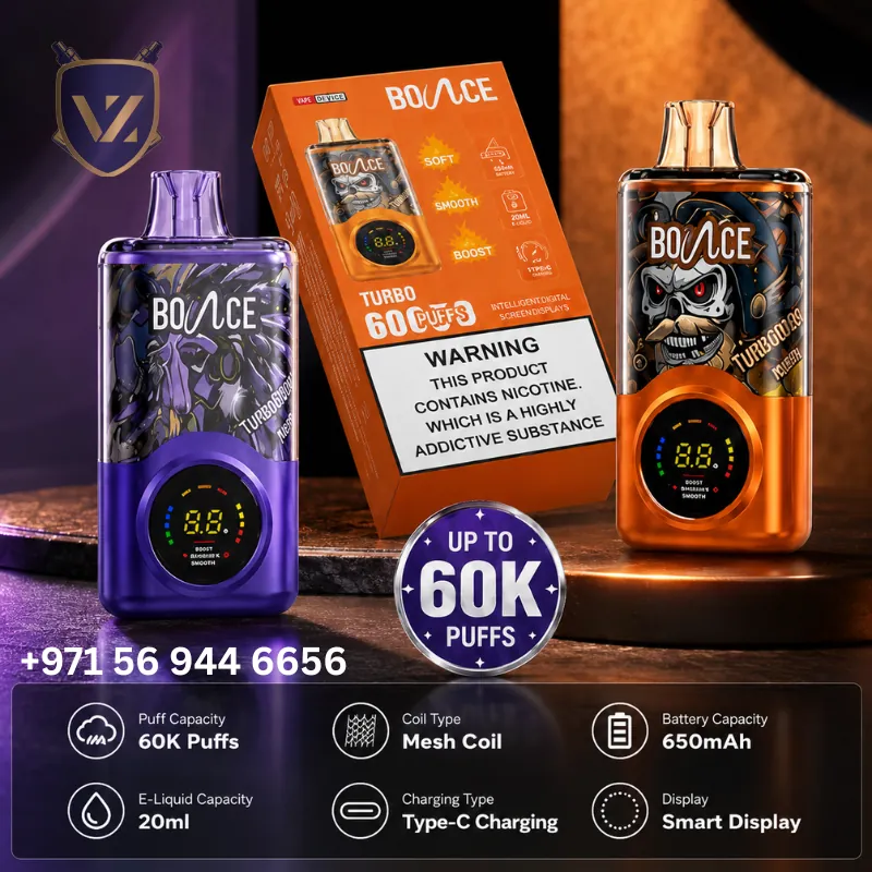 Bounce Turbo 60k Puffs Disposable Vape In Dubai