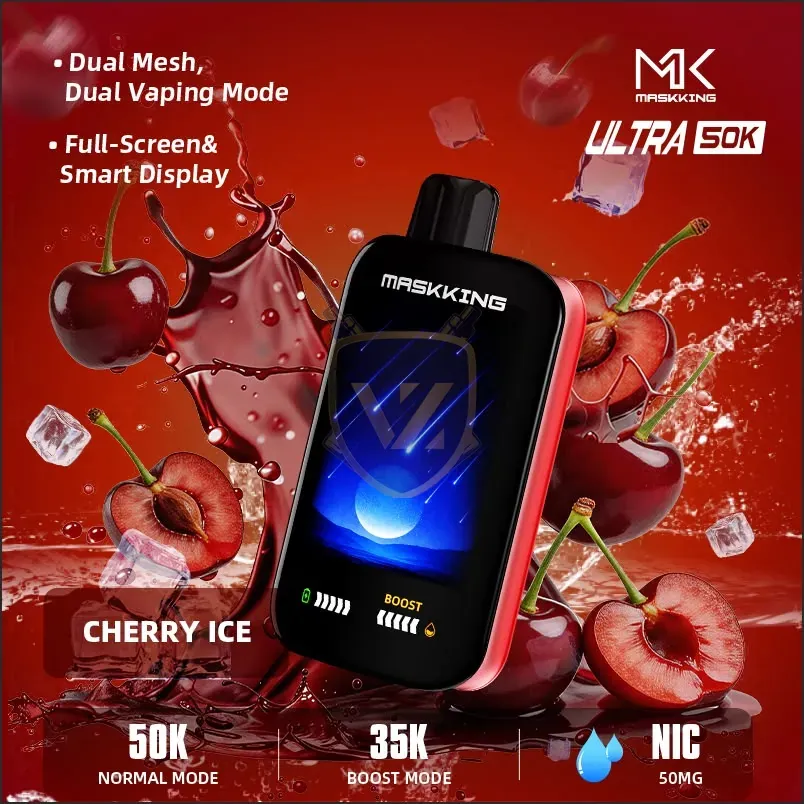maskking ultra 50000 puffs disposable 50mg in the uae cherry ice 3