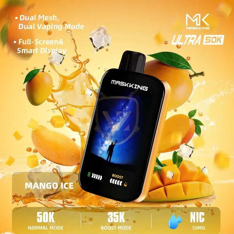 maskking ultra 50000 puffs disposable 50mg in the uae mango ice 3