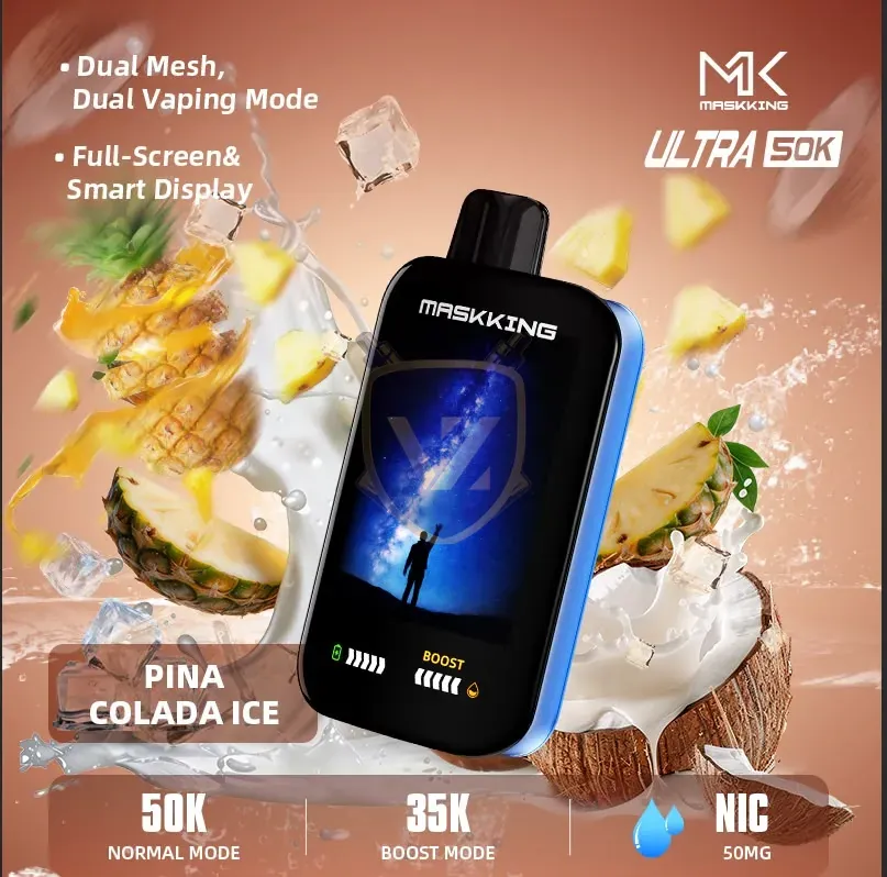 maskking ultra 50000 puffs disposable 50mg in the uae pina colada ice 3