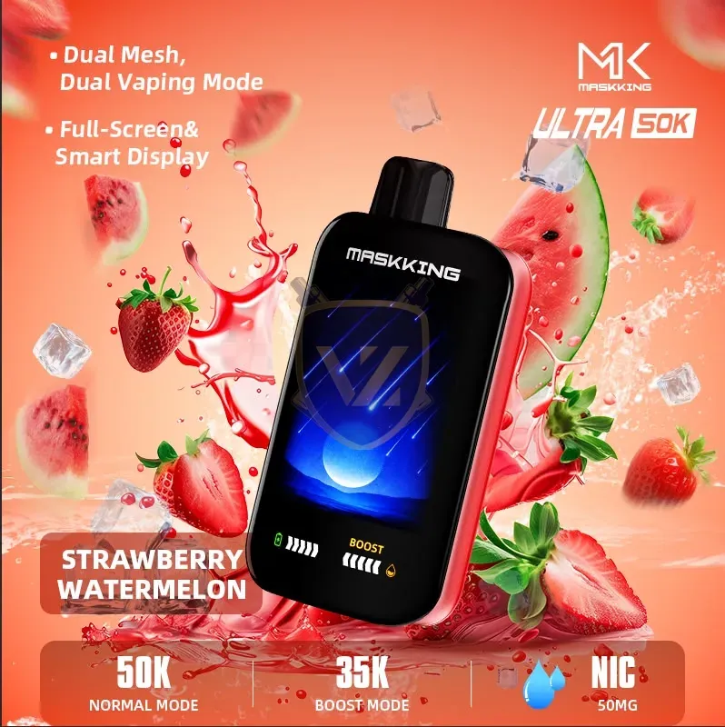 maskking ultra 50000 puffs disposable 50mg in the uae strawberry watermelon 3