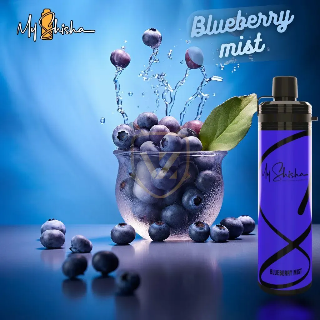 My Shisha Xl 16500 Puffs Dtl Disposable In Uae Blueberry Mist