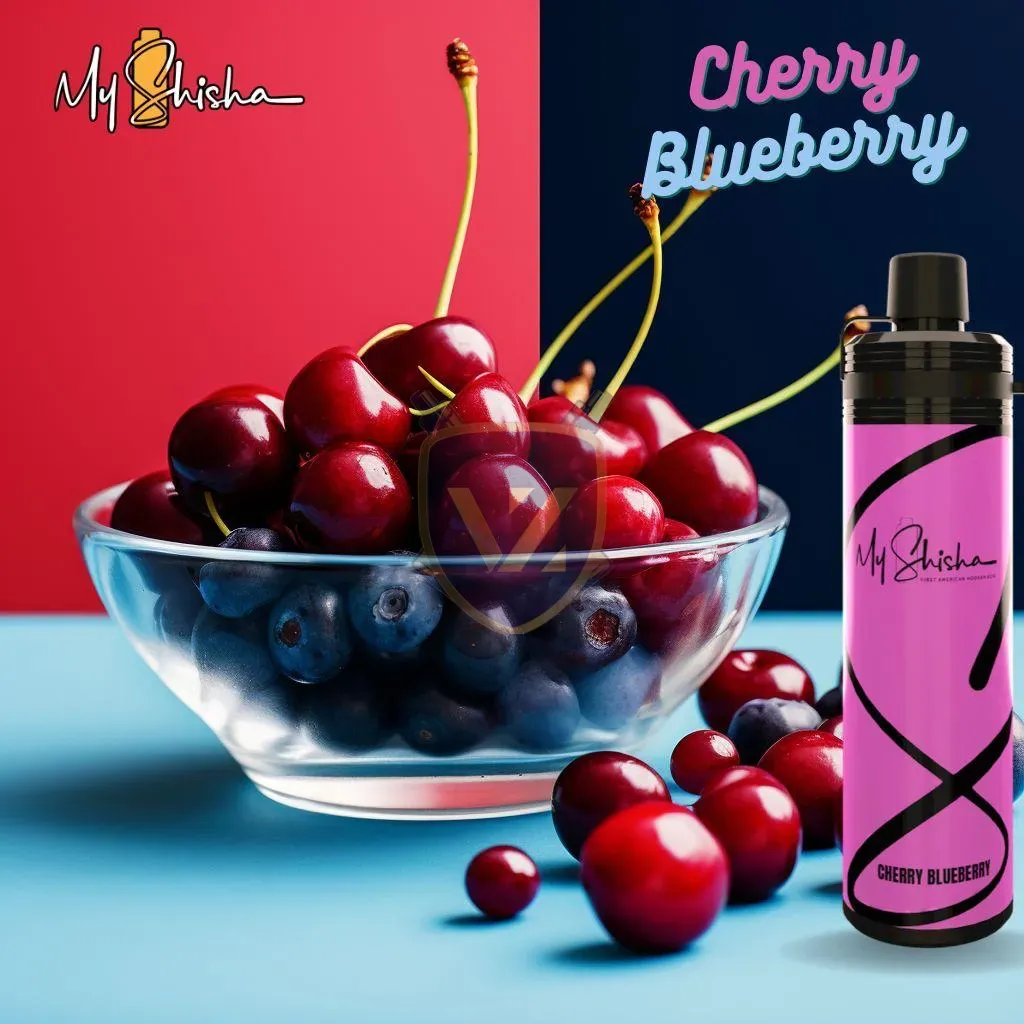 My Shisha Xl 16500 Puffs Dtl Disposable In Uae Cherry Blueberry