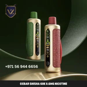 Oxbar shisha 60k 0.6mg nicotine in UAE