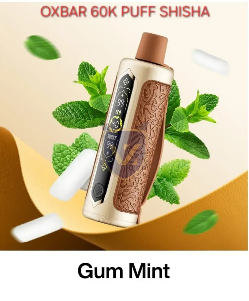 Oxbar shisha 60k 0.6mg nicotine in UAE - Image 9