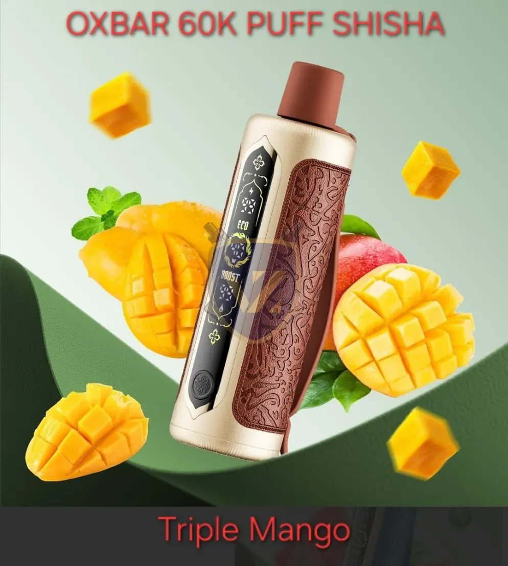 Oxbar shisha 60k 0.6mg nicotine in UAE - Image 2