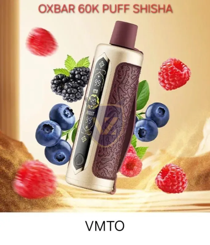 Oxbar shisha 60k 0.6mg nicotine in UAE - Image 3