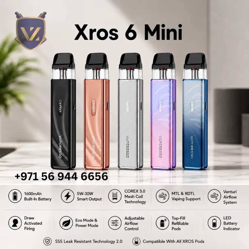 Vaporesso Xros 6 Mini Vape Kit 1600mah 30w In Uae