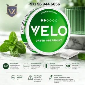 Velo Green Spearmint 6mg In Dubai Abu Dhabi Uae