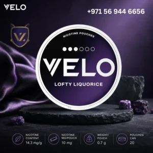Velo Salty Liquorice 10mg