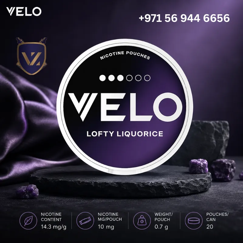 Velo Salty Liquorice 10mg